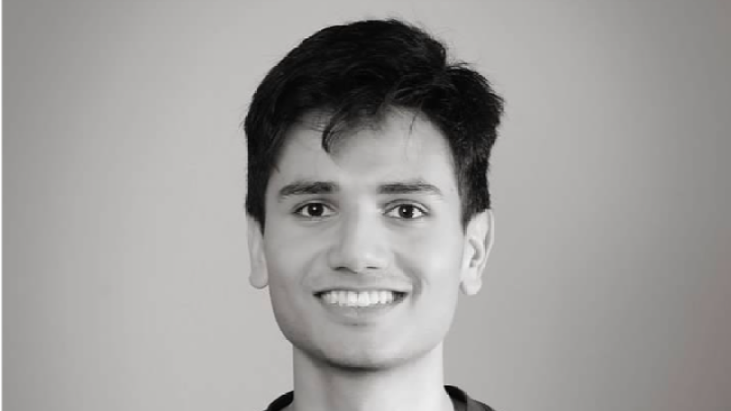 Black and white headshot