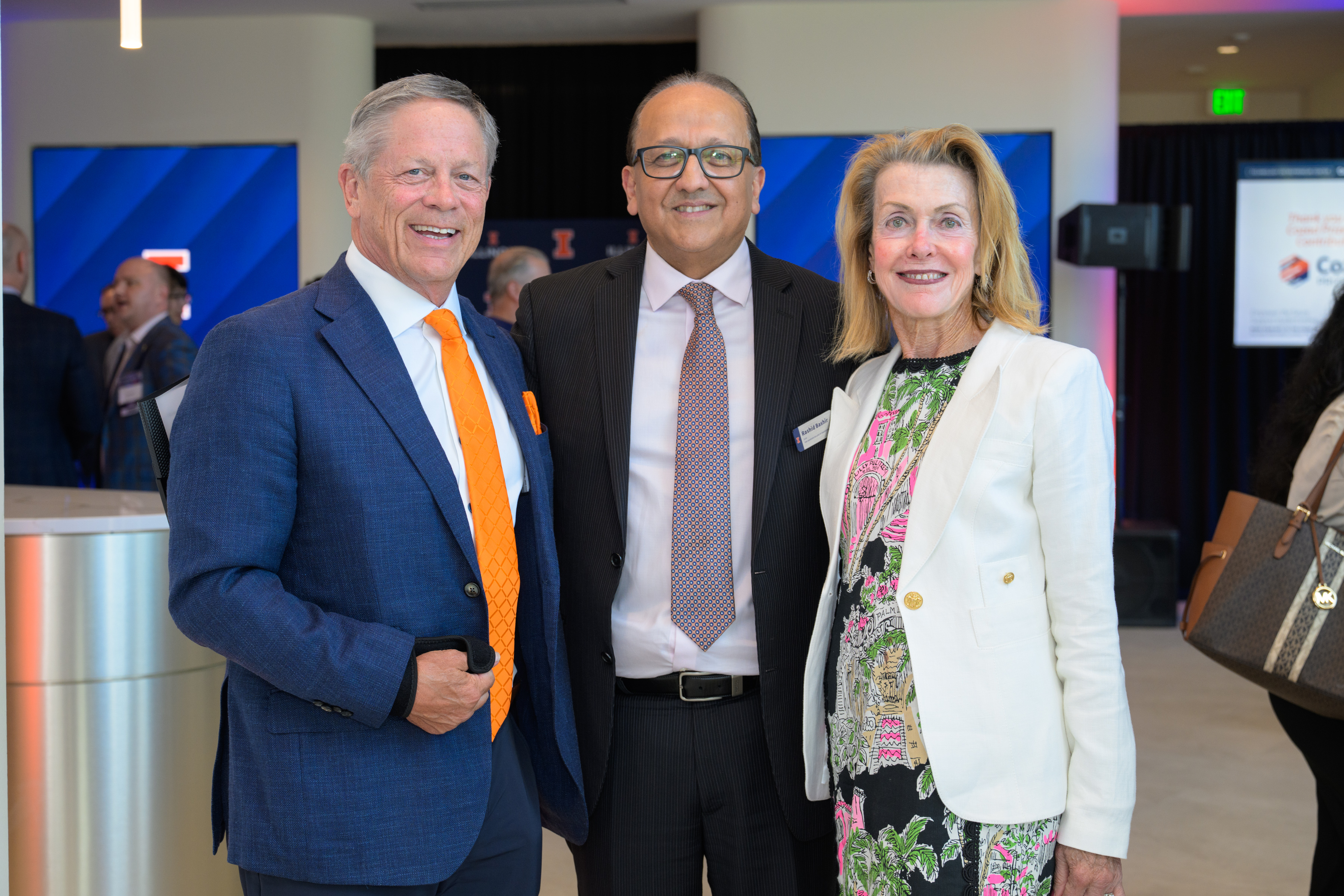 Left to right: Richard Landuyt, Rashid Bashir, Gayle Landuyt