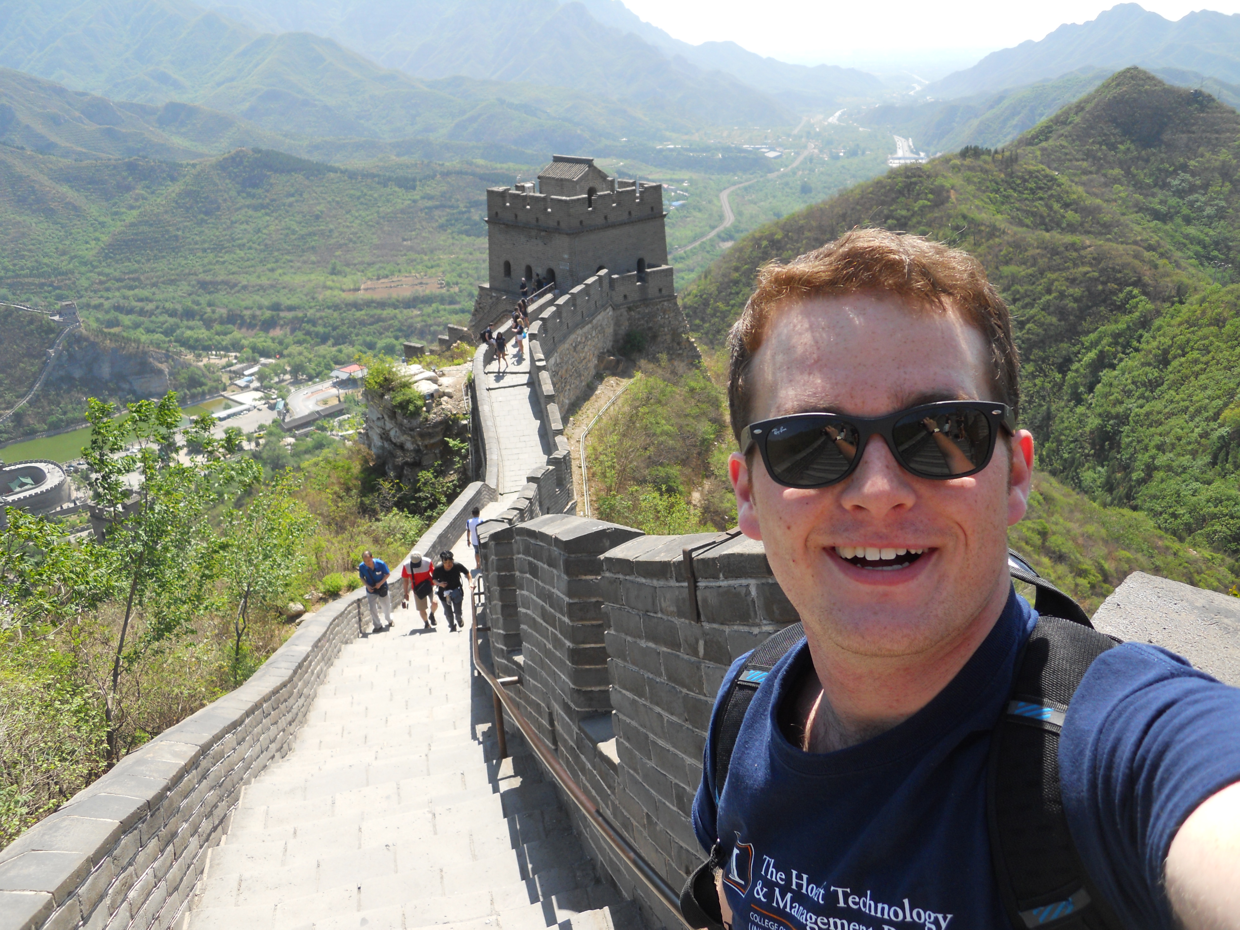 Dirk Maloney on a trip to China