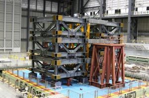 E-Defense shake table in Miki, Japan.