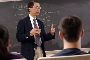 Michael Loui in the classroom