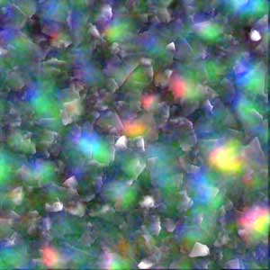 Polycrystals in the material Cu(In,Ga)Se2 (CIGS)