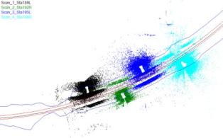 Coverage from scans taken to develop complete data for modeling earth berms along Governors Parkway in Edwardsville, Ill.
