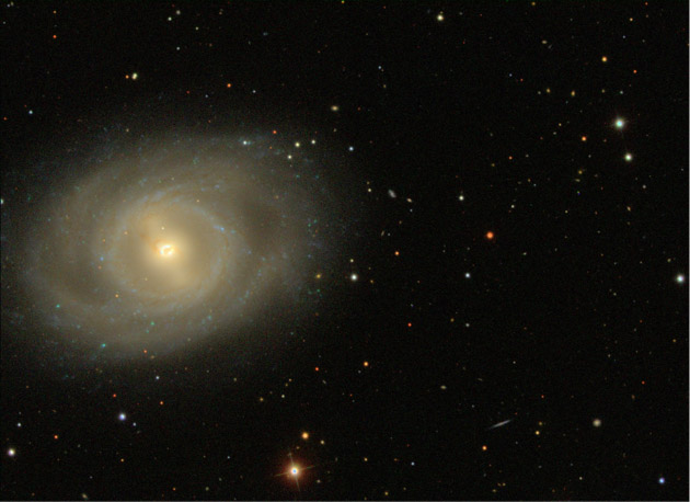 Professor Huang's research group is teaming with associate professor Robert Brunner in a project to identify images of galaxies.