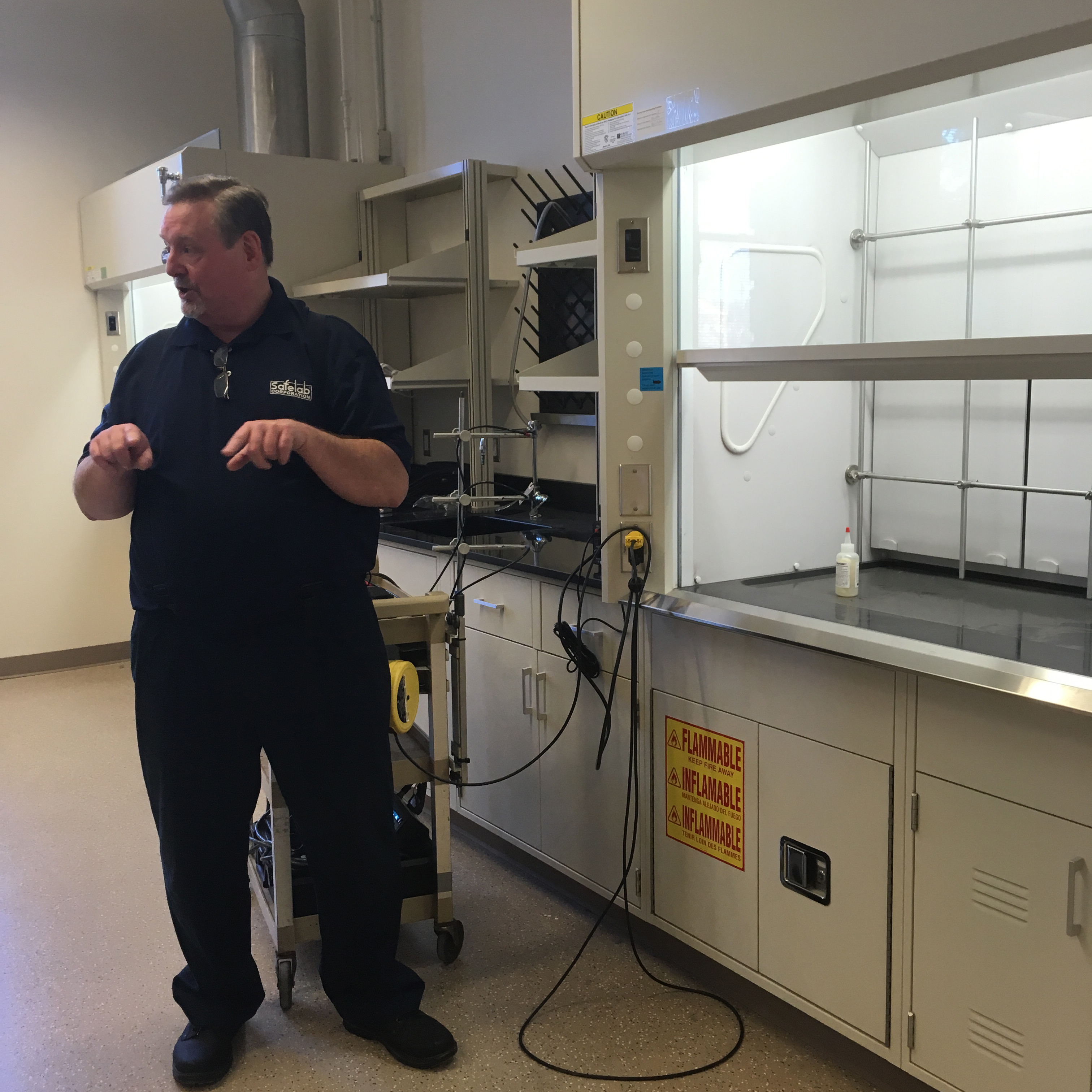 Dale Hitchings explains the ASHRAE 110 test used to validate laboratory fume hood performance.