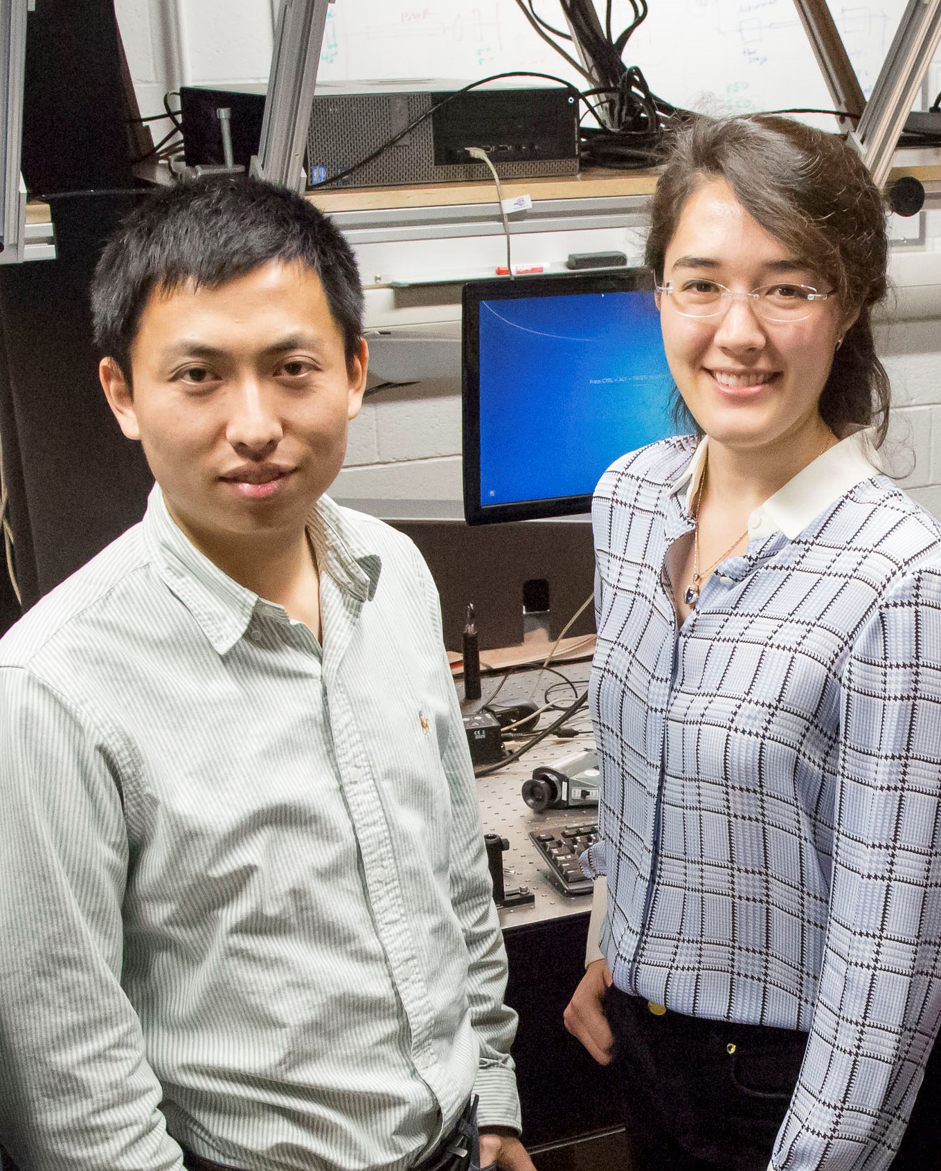 Researchers on this project are graduate student Bin Fang and principal investigator Virginia Lorenz, associate professor of physics