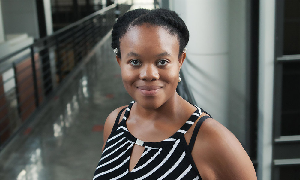 Princess Imoukhuede studies molecular, cellular, and tissue engineering within the Department of Bioengineering. Having affiliations with both the Beckman Institute of Technology and the Carl R. Woese Institute for Genomic Biology, her research applies systems biology to study clinically relevant questions in cancer and cardiovascular disease.