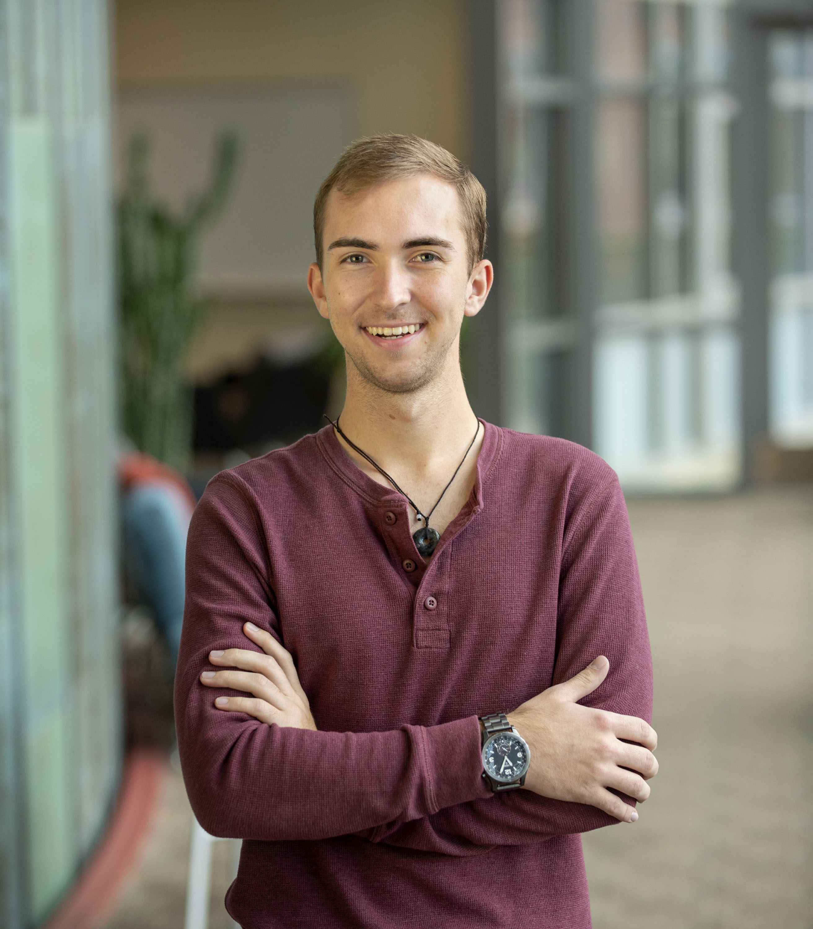 Nathan Ryan in the Siebel Center for Computer Science