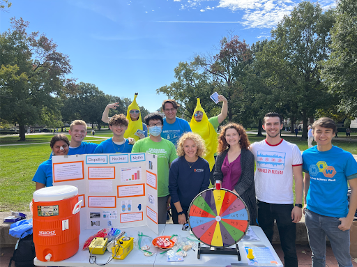 Banana suits are an essential part of Nuclear Science Week activities.&amp;nbsp;