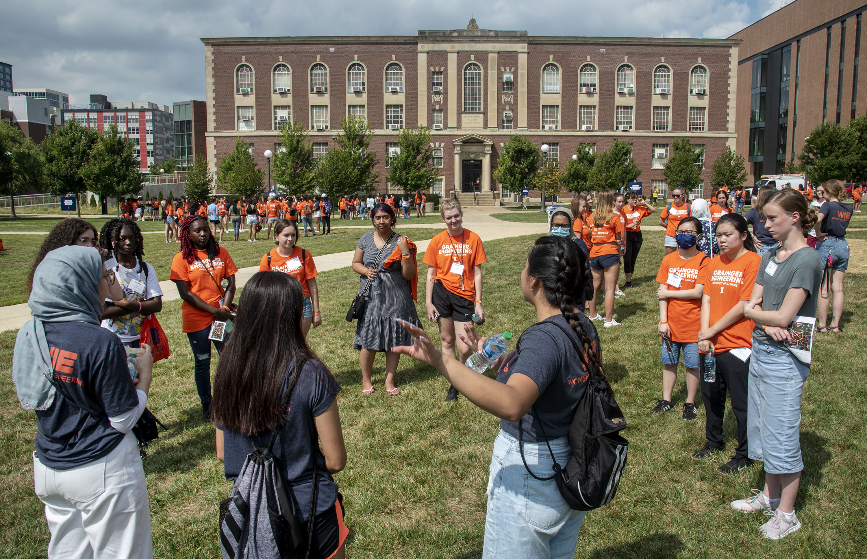 For 2021 we held a lot of WIE orientation outdoors due to COVID-19, and despite the heat we had a lot of fun.
