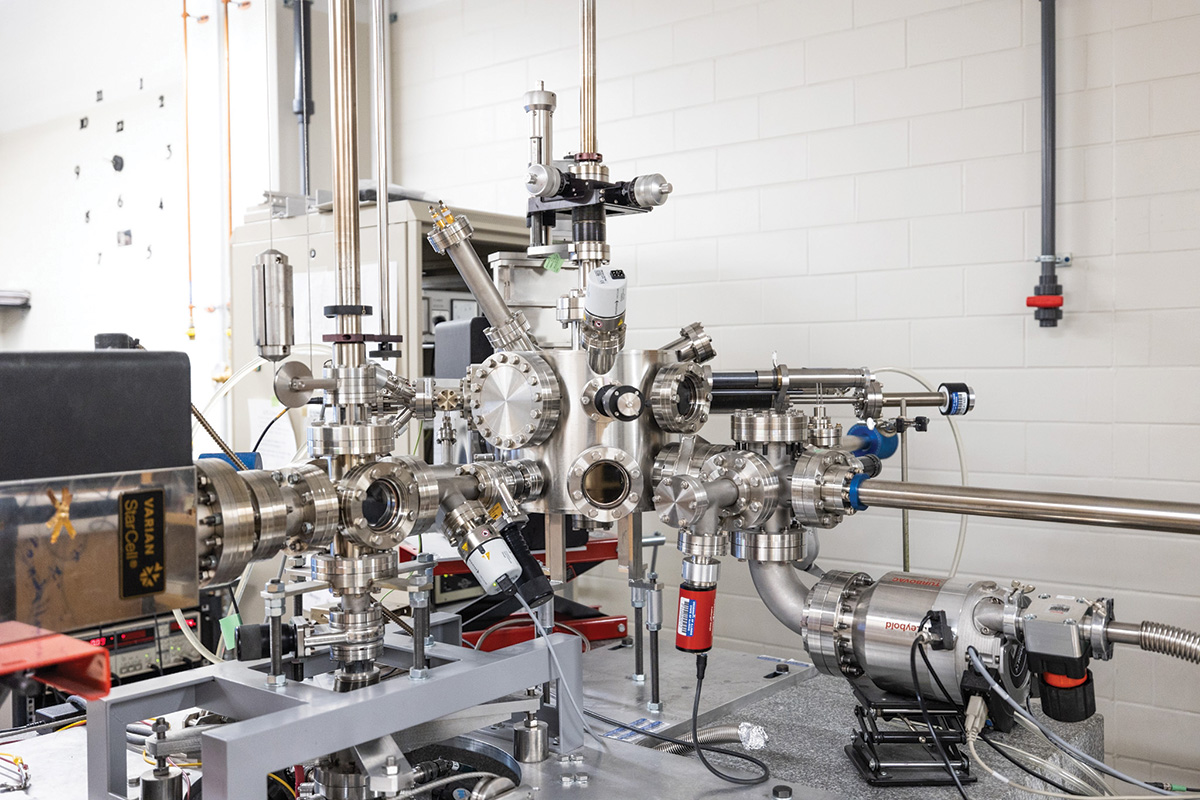 metallic quantum testbed machinery