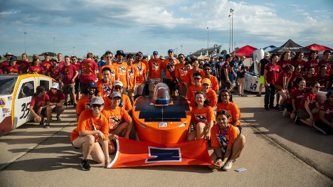 Illini Solar Car at the Formula Sun Grand Prix 2022 in Topeka, KS.