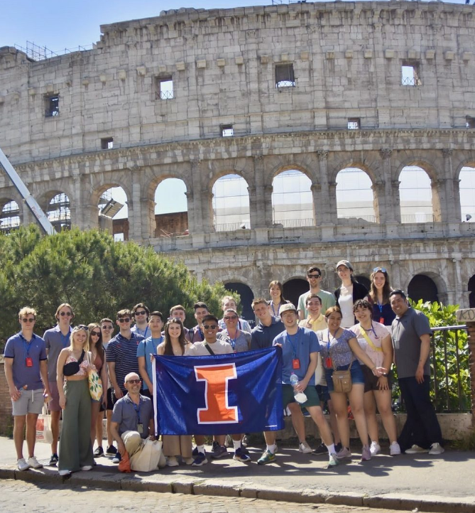 Visiting the iconic Roman Colosseum