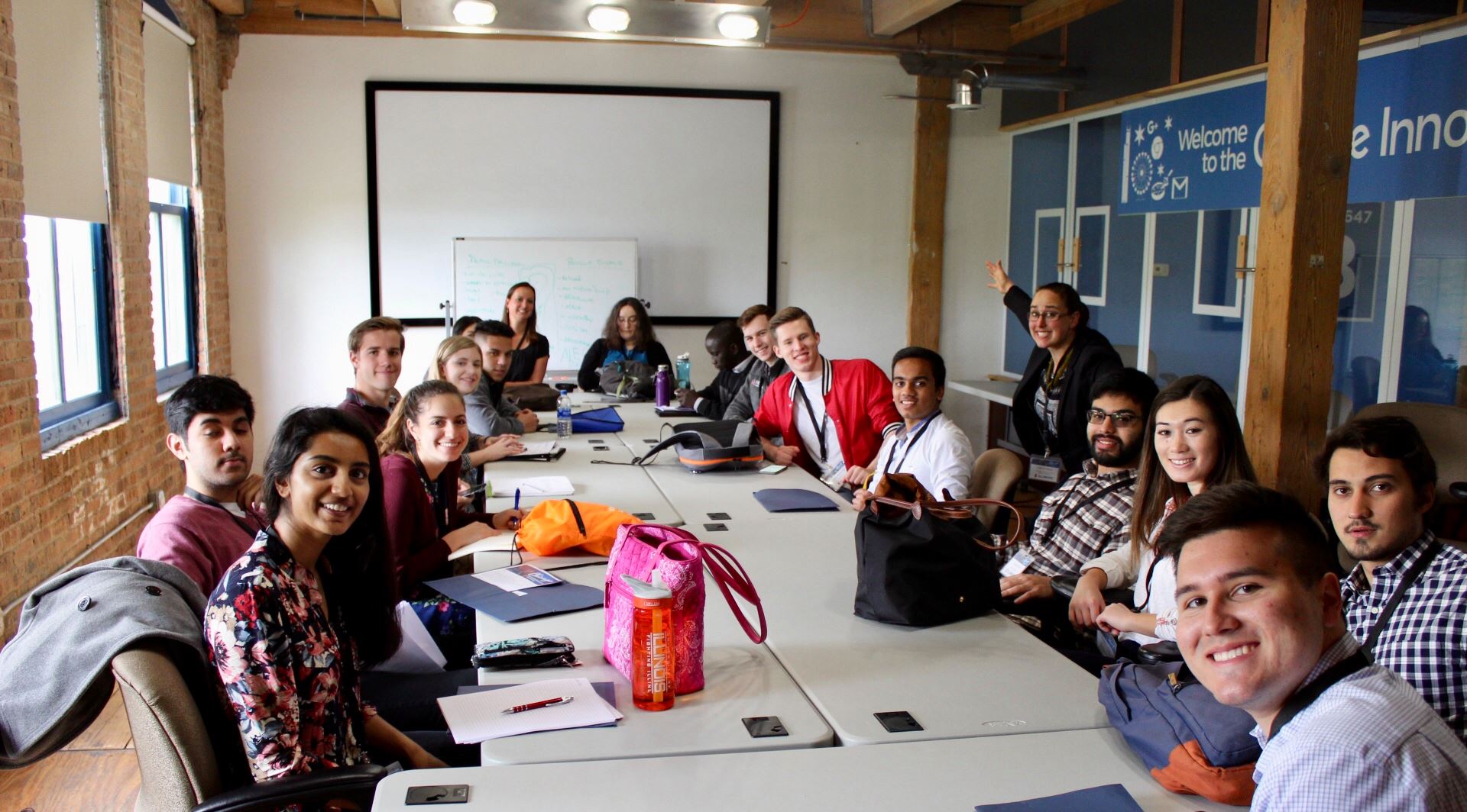 image of students with tec