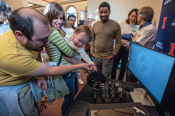 People of all ages enjoyed the open house at the Urbana Free Library on Nov. 4, 2023.