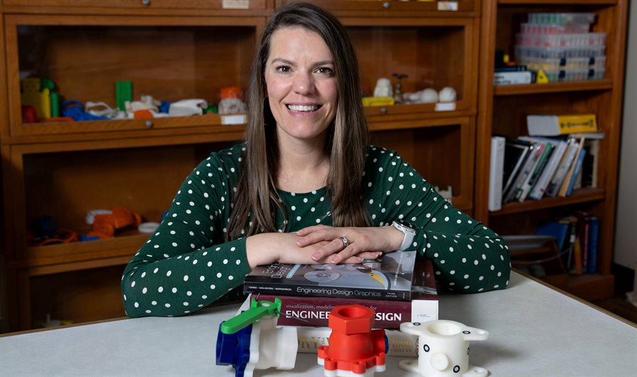 Teaching Assistant Professor and Product Design Lab Director Molly Hathaway Goldstein