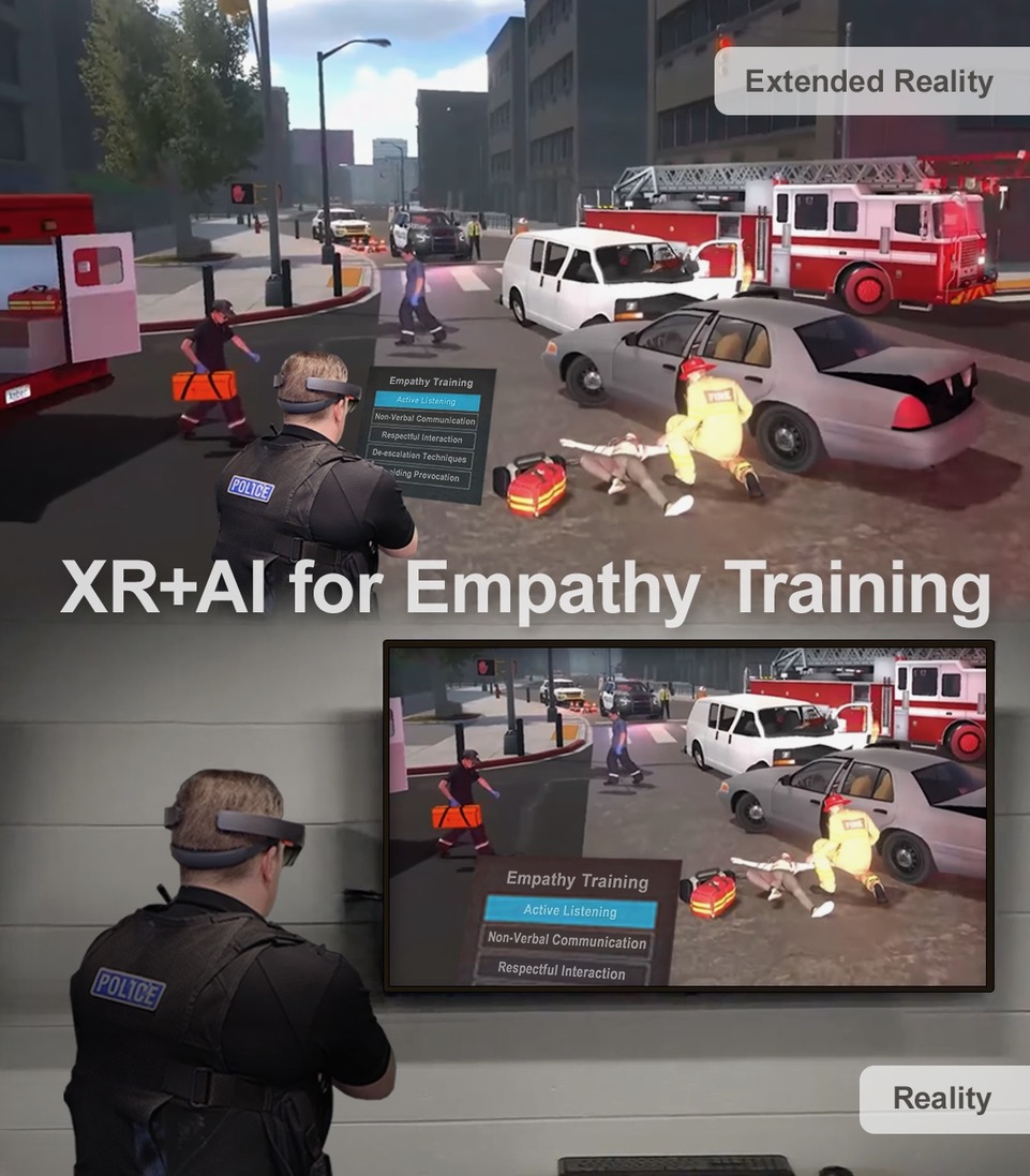 XR + AI for empathy training example