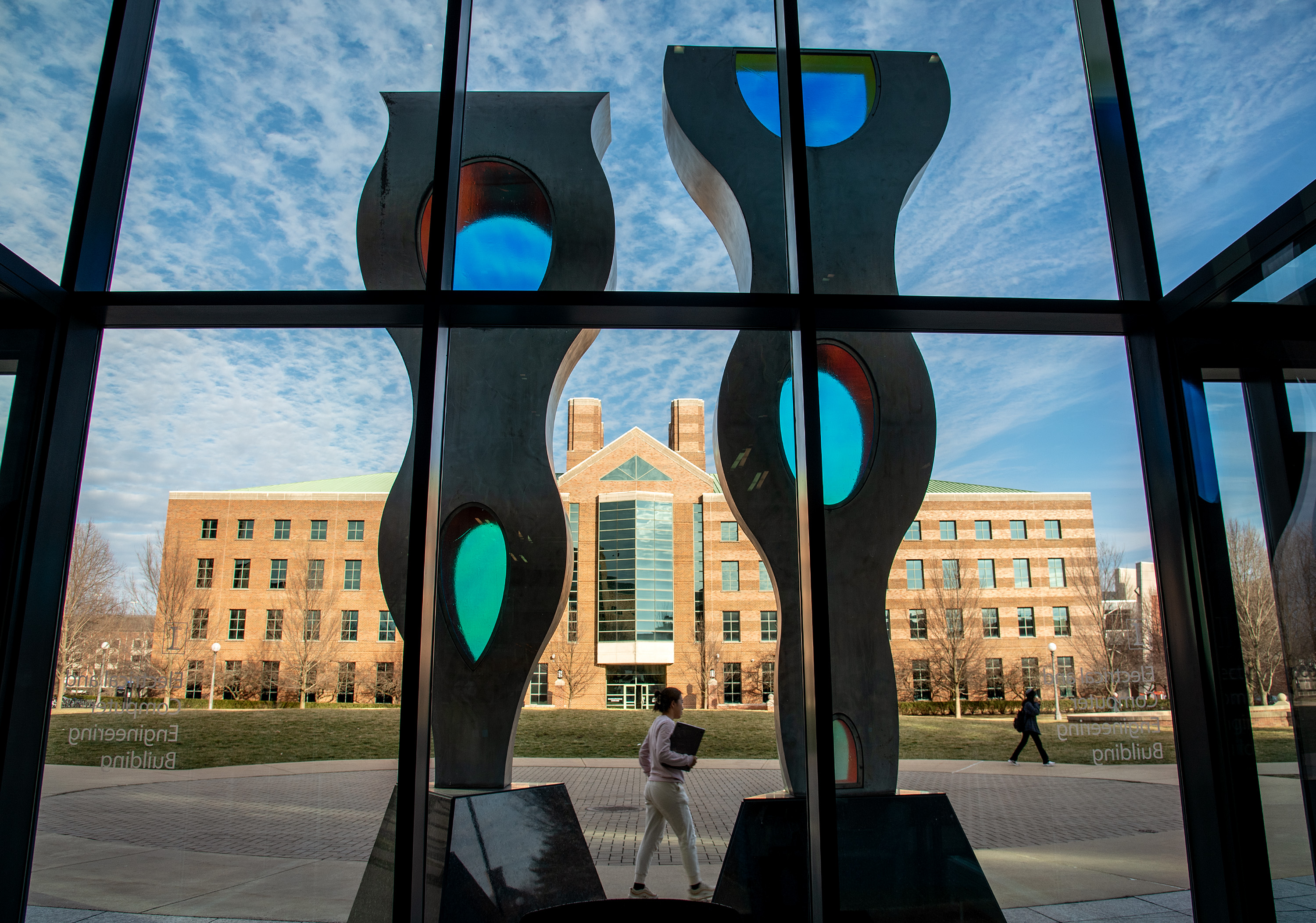 The &amp;amp;quot;Amplifiers&amp;amp;quot; scuplture at the ECE building.