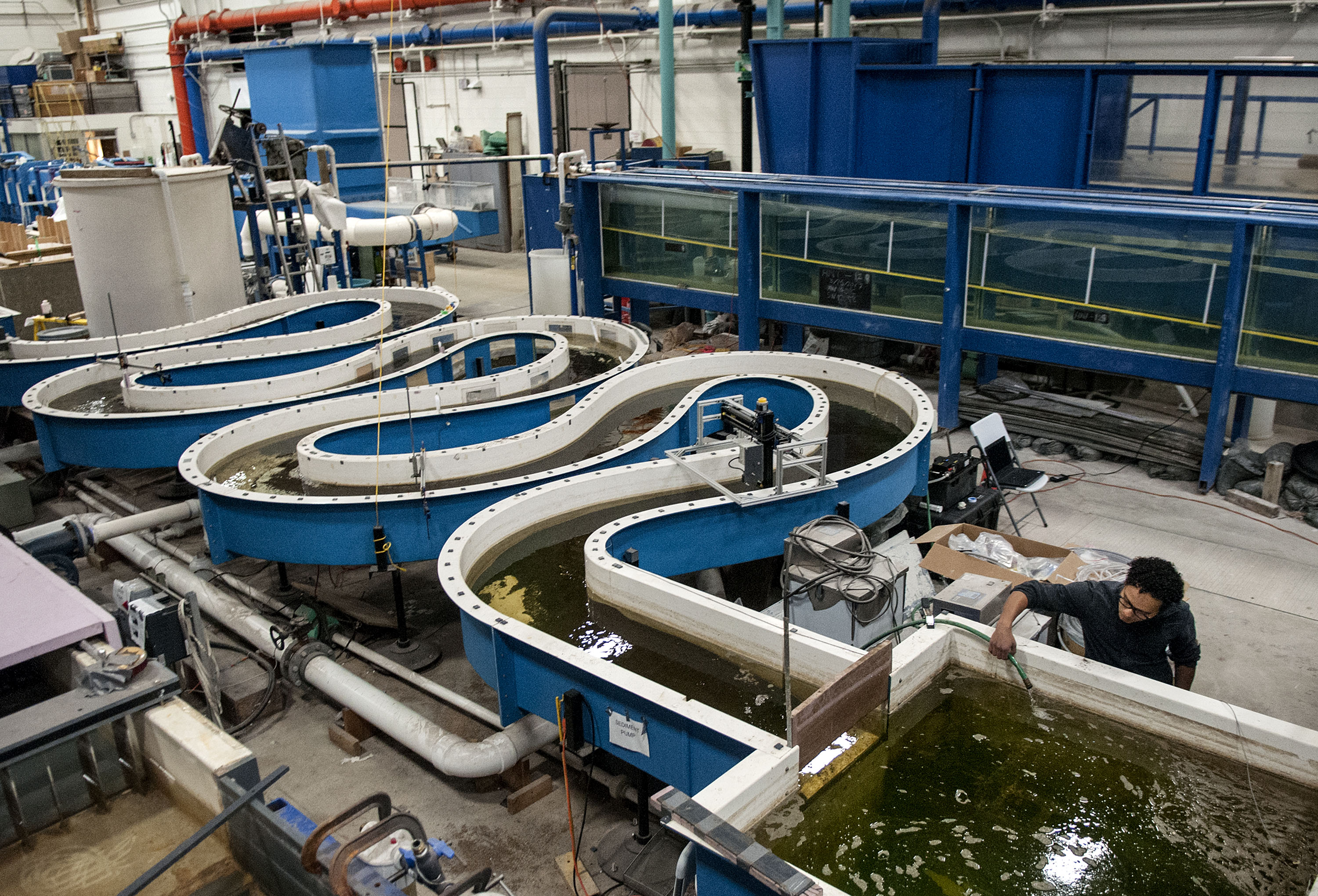 A look at the Hydrosystems Laboratory on October 30, 2017.