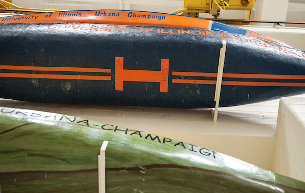 Concrete canoes are legendary at Illinois for requiring extraordinary engineering skills, dedication, collaboration and a competitive spirit.